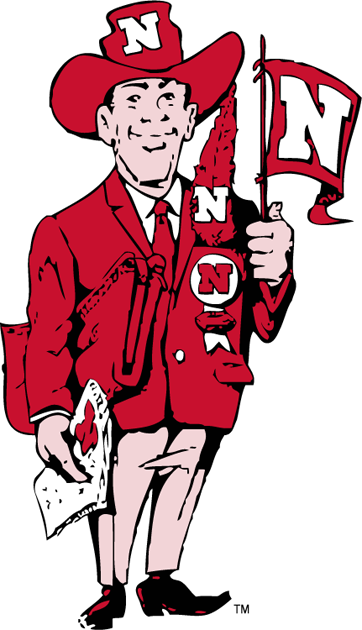 Nebraska Cornhuskers 1962-1973 Mascot Logo DIY iron on transfer (heat transfer)